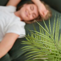 Blurred View Of A Woman Waiting In A Dental Clinic Lounge
