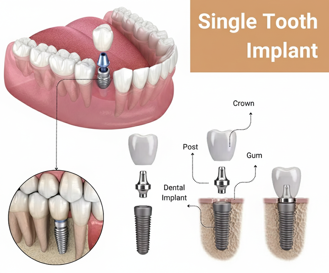 Single Tooth Implant